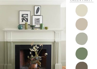 Tendances décoration : palette green